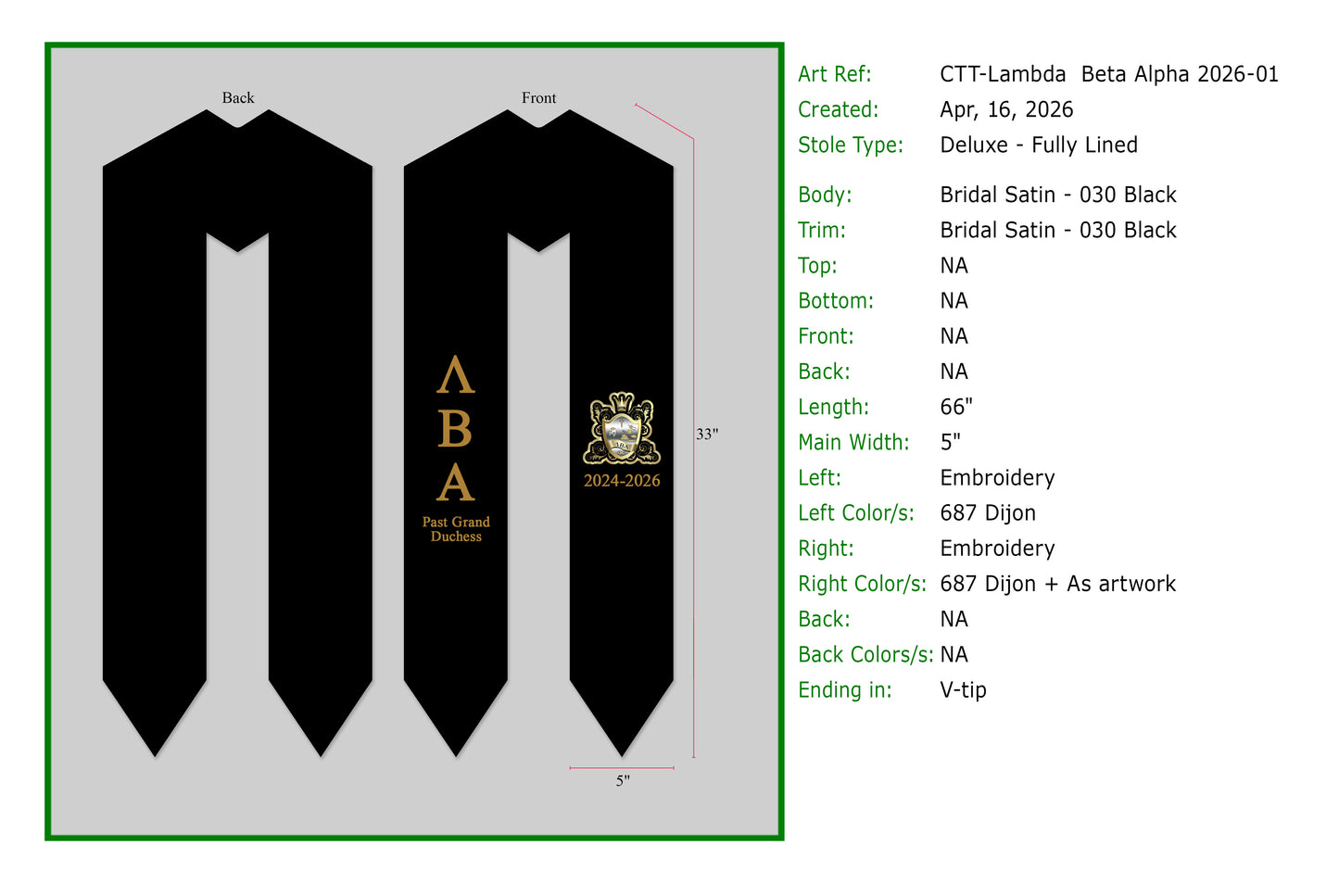 Lambda Beta Alpha Black